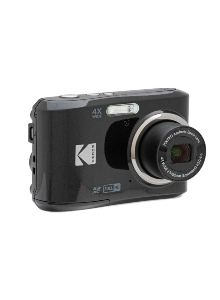كوداك - Pixpro Friendly Zoom FZ45 16MP Digital Camera with 4X Optical Zoom 27mm Wide Angle and 2.7 LCD Screen 1080p Full HD Video Vlogging Camera - Image 1