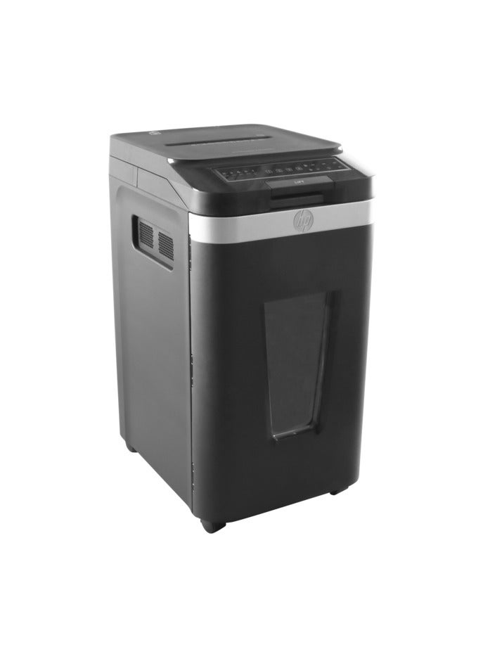 HP آلة تمزيق الورق المكتبي برو شريدر أوتو 400CC، أمان P-4، قطع متقاطع، 400 ورقة، سلة 53 لتر - 2822 - Image 1