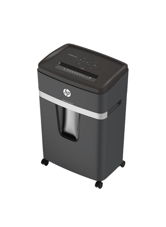 HP Pro Shredder 18CC Office Paper Shredder Machine, P-4 Security, Cross Cut, 18 Sheets, 25L Bin - 2813 Black - Image 1