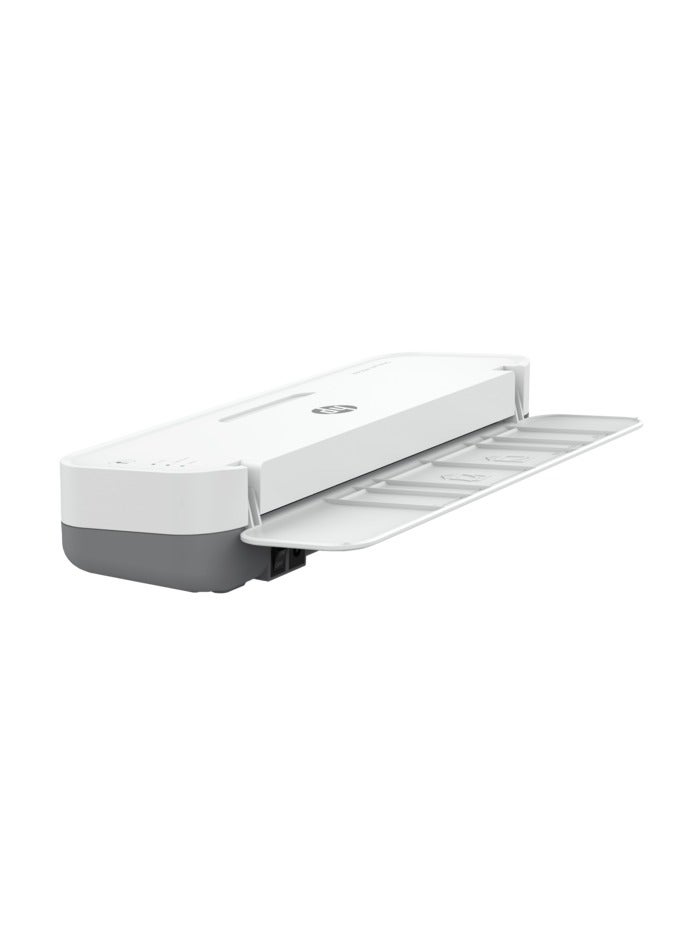 إتش بي OneLam 400 A4 Compact Office Laminator Machine, Hot/Cold Lamination, Business Cards to A4 Sheets, 75/80-125mic - 3160 White  - Image 4