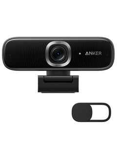 Anker Anker PowerConf C300 Smart Full HD, AI-Powered Framing & Autofocus, 1080p Webcam with Noise-Cancelling Microphones, Adjustable FoV, HDR, 60 FPS, Low-Light Correction, Zoom Certified Black  - Image 1