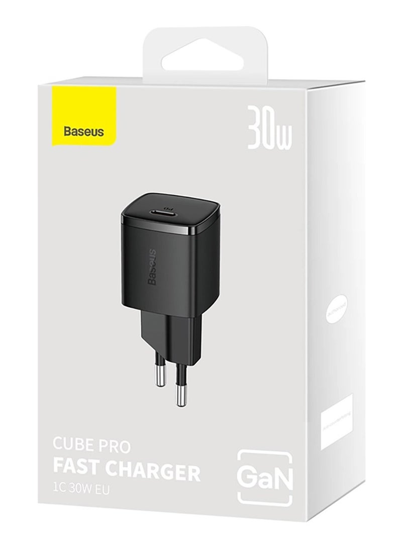 بيسوس Cube Pro Fast Charger 1C 30W EU Black - Image 2