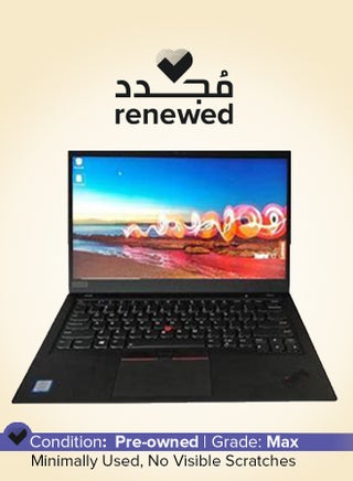 Renewed - ThinkPad X1 Carbon Gen 6 Laptop With 14-Inch Full HD Display,Intel Core i7-8550U/Quad Core/8th Gen/16GB RAM/256GB SSD/‎Intel HD 630 Graphics/Windows 10 Pro English Deep Black - pnsku/N70164864V/45/_/1742975359/7a236365-9d71-4802-bfd0-4ac7393c8918