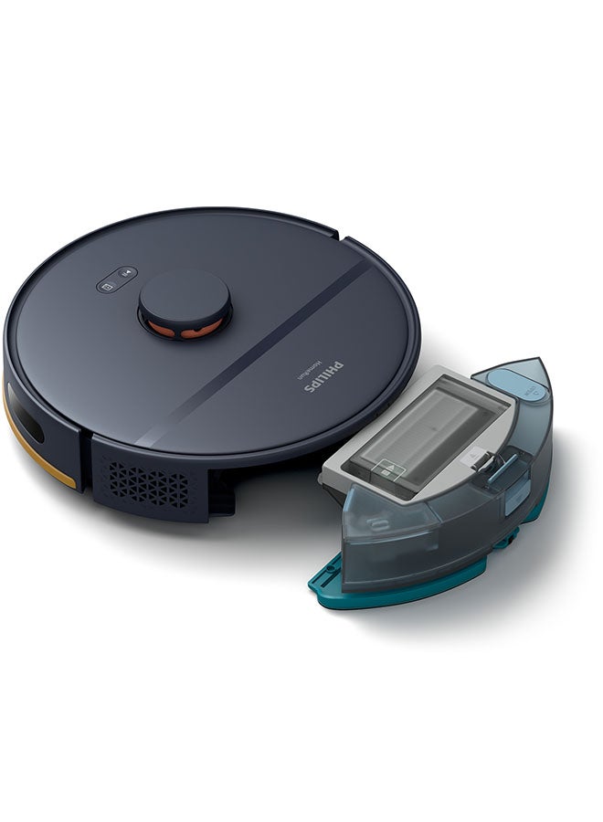 فيليبس روبوت مكنسة وممسحة HomeRun 2000 - مدة تشغيل تصل إلى 120 دقيقة، قوة شفط 6000 باسكال، مدعوم بتطبيق HomeRun، رادار LDS - Image 2