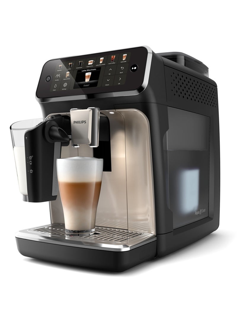 Philips Series 5500 Fully Automatic Espresso Machine, 20 Delicious Hot & Iced Coffee Recipes 1.8 L 1500 W EP5547/90 Black  - Image 1