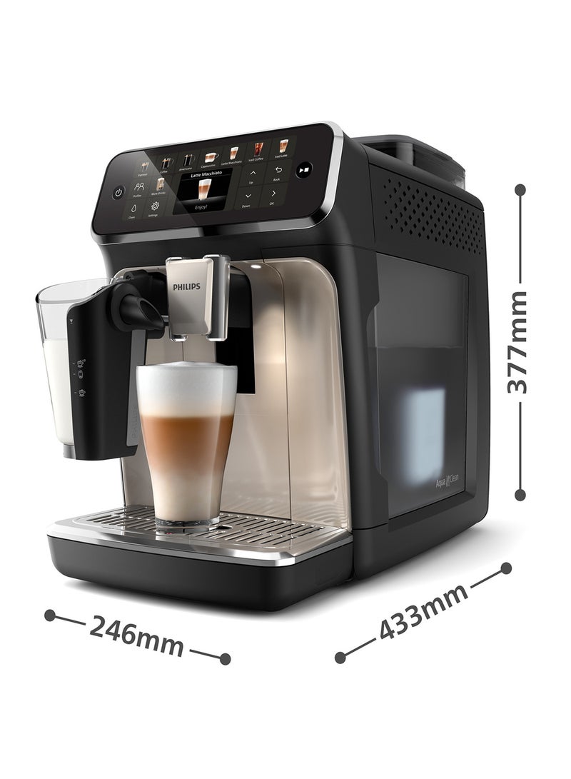 Philips Series 5500 Fully Automatic Espresso Machine, 20 Delicious Hot & Iced Coffee Recipes 1.8 L 1500 W EP5547/90 Black  - Image 4