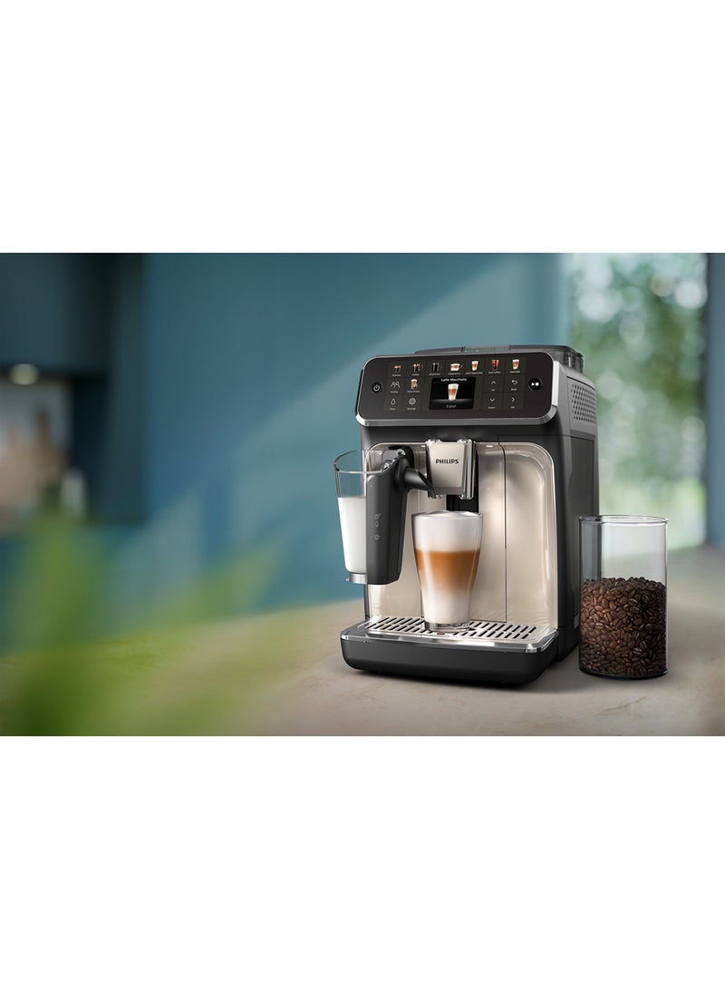 Philips Series 5500 Fully Automatic Espresso Machine, 20 Delicious Hot & Iced Coffee Recipes 1.8 L 1500 W EP5547/90 Black  - Image 5