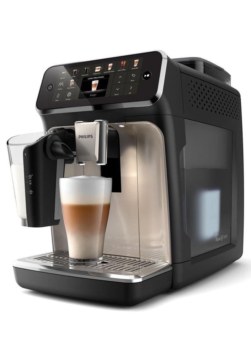 Philips Series 5500 Fully Automatic Espresso Machine, 20 Delicious Hot & Iced Coffee Recipes 1.8 L 1500 W EP5547/90 Black - Image 1