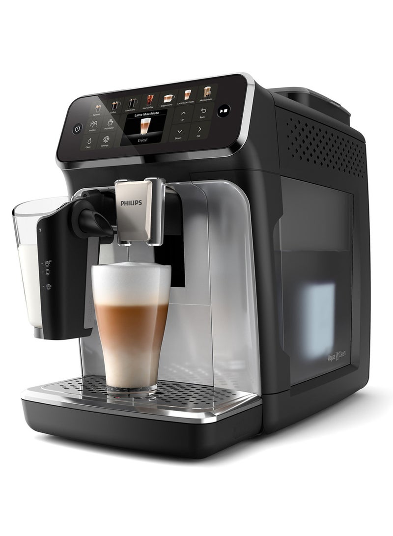 Philips Series 4400 Fully Automatic Espresso Machine,12 Delicious Hot & Iced Coffee Recipes 1.8 L 1500 W EP4446/70 Black  - Image 1