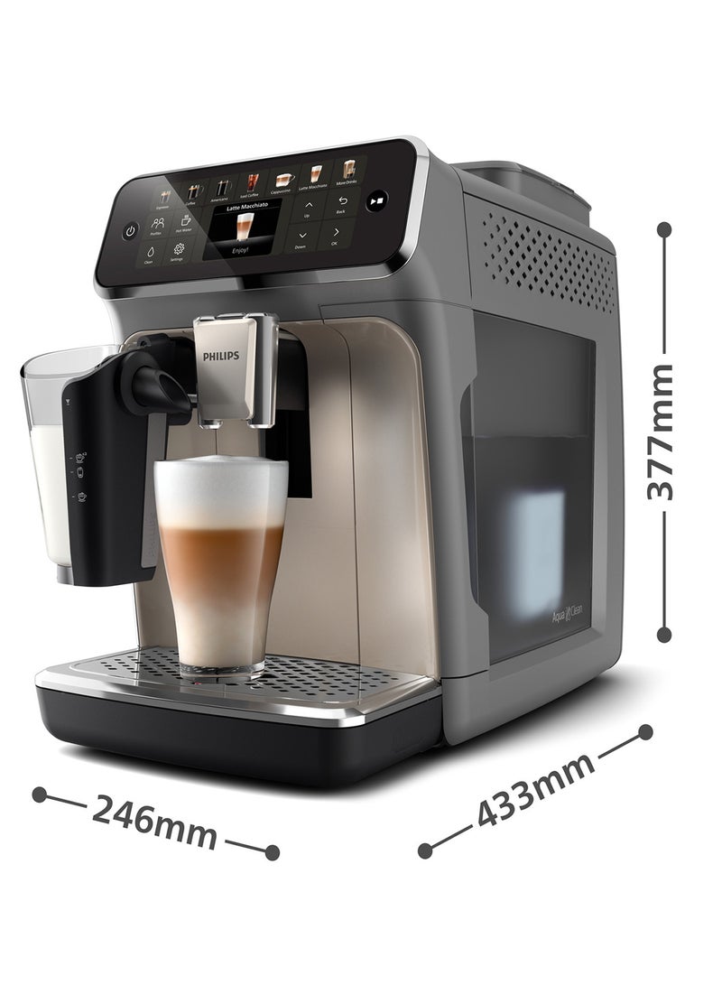 Philips Series 4400 Fully Automatic Espresso Machine,12 Delicious Hot & Iced Coffee Recipes 1.8 L 1500 W EP4446/70 Black  - Image 3