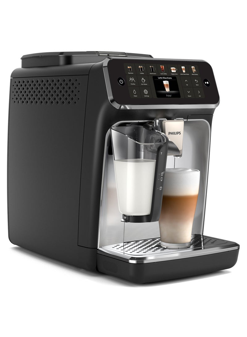 Philips Series 4400 Fully Automatic Espresso Machine,12 Delicious Hot & Iced Coffee Recipes 1.8 L 1500 W EP4446/70 Black  - Image 4
