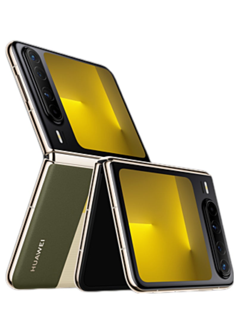 HUAWEI Pura X Foldable Phone 512GB 12GB RAM Green With 6.3-Inch 16:10 Wide Inner Screen HarmonyOS 5.0.1 and boasts a 6.3-inch internal OLED LTPO 2.0 display with a 1,320x2,120 pixels resolution, 120Hz refresh rate |50 MP, f/1.6, 23mm (wide), PDAF, OIS |4720 mAh Battery Chinese Version  - Image 1