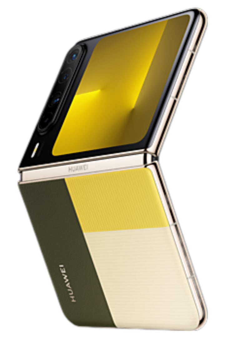 Pura X Foldable Phone 512GB 12GB RAM Green With 6.3-Inch 16:10 Wide Inner Screen HarmonyOS 5.0.1 and boasts a 6.3-inch internal OLED LTPO 2.0 display with a 1,320x2,120 pixels resolution, 120Hz refresh rate |50 MP, f/1.6, 23mm (wide), PDAF, OIS |4720 mAh Battery Chinese Version