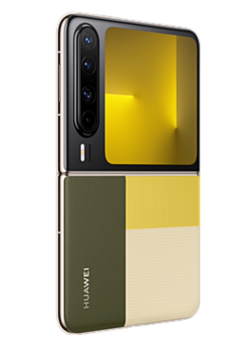 Huawei Pura X Foldable Phone 1TB 16GB RAM Green With 6.3-Inch 16:10 Wide Inner Screen HarmonyOS 5.0.1 and boasts a 6.3-inch internal OLED LTPO 2.0 display with a 1,320x2,120 pixels resolution, 120Hz refresh rate |50 MP, f/1.6, 23mm (wide), PDAF, OIS |4720 mAh Battery Chinese Version