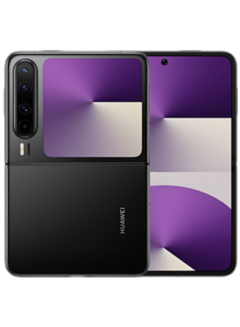 HUAWEI - Huawei Pura X Foldable Phone 1TB 16GB RAM Black With 6.3-Inch 16:10 Wide Inner Screen HarmonyOS 5.0.1 and boasts a 6.3-inch internal OLED LTPO 2.0 display with a 1,320x2,120 pixels resolution, 120Hz refresh rate |50 MP, f/1.6, 23mm (wide), PDAF, OIS |4720 mAh Battery Chinese Version - Image 1