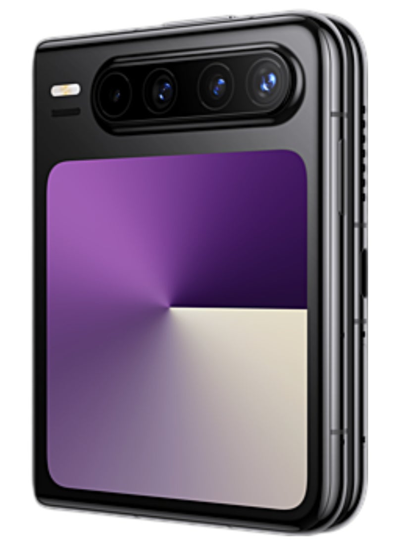 HUAWEI - Huawei Pura X Foldable Phone 1TB 16GB RAM Black With 6.3-Inch 16:10 Wide Inner Screen HarmonyOS 5.0.1 and boasts a 6.3-inch internal OLED LTPO 2.0 display with a 1,320x2,120 pixels resolution, 120Hz refresh rate |50 MP, f/1.6, 23mm (wide), PDAF, OIS |4720 mAh Battery Chinese Version - Image 1
