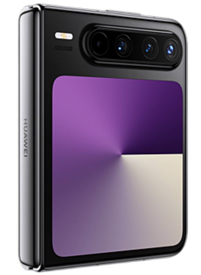 HUAWEI - Huawei Pura X Foldable Phone 1TB 16GB RAM Black With 6.3-Inch 16:10 Wide Inner Screen HarmonyOS 5.0.1 and boasts a 6.3-inch internal OLED LTPO 2.0 display with a 1,320x2,120 pixels resolution, 120Hz refresh rate |50 MP, f/1.6, 23mm (wide), PDAF, OIS |4720 mAh Battery Chinese Version - Image 1
