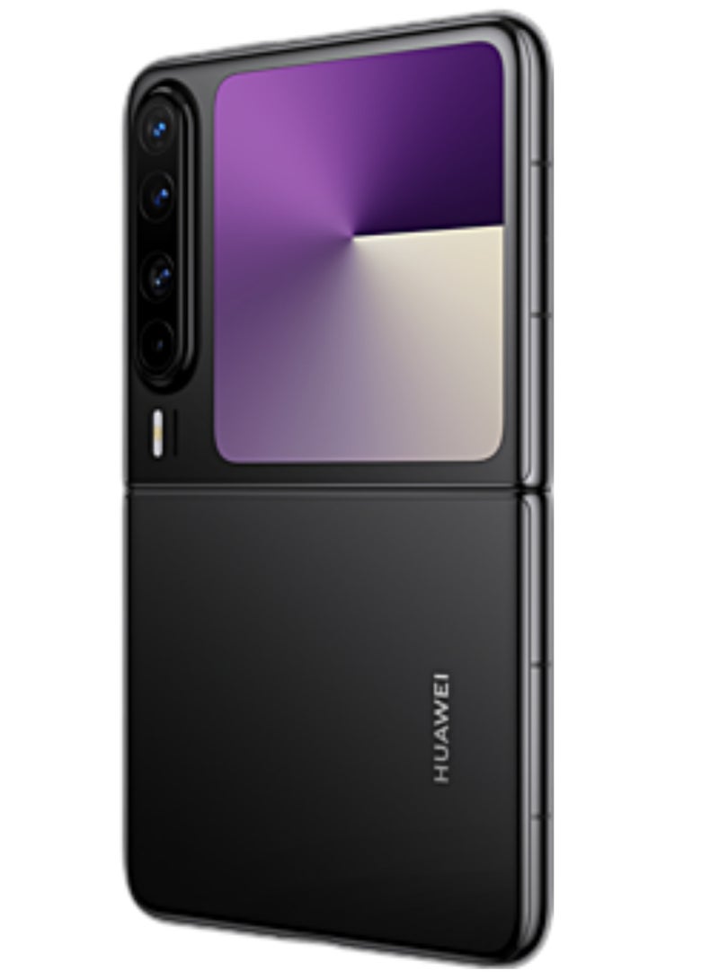 Huawei Pura X Foldable Phone 512GB 16GB RAM Black With 6.3-Inch 16:10 Wide Inner Screen HarmonyOS 5.0.1 and boasts a 6.3-inch internal OLED LTPO 2.0 display with a 1,320x2,120 pixels resolution, 120Hz refresh rate |50 MP, f/1.6, 23mm (wide), PDAF, OIS |4720 mAh Battery Chinese Version