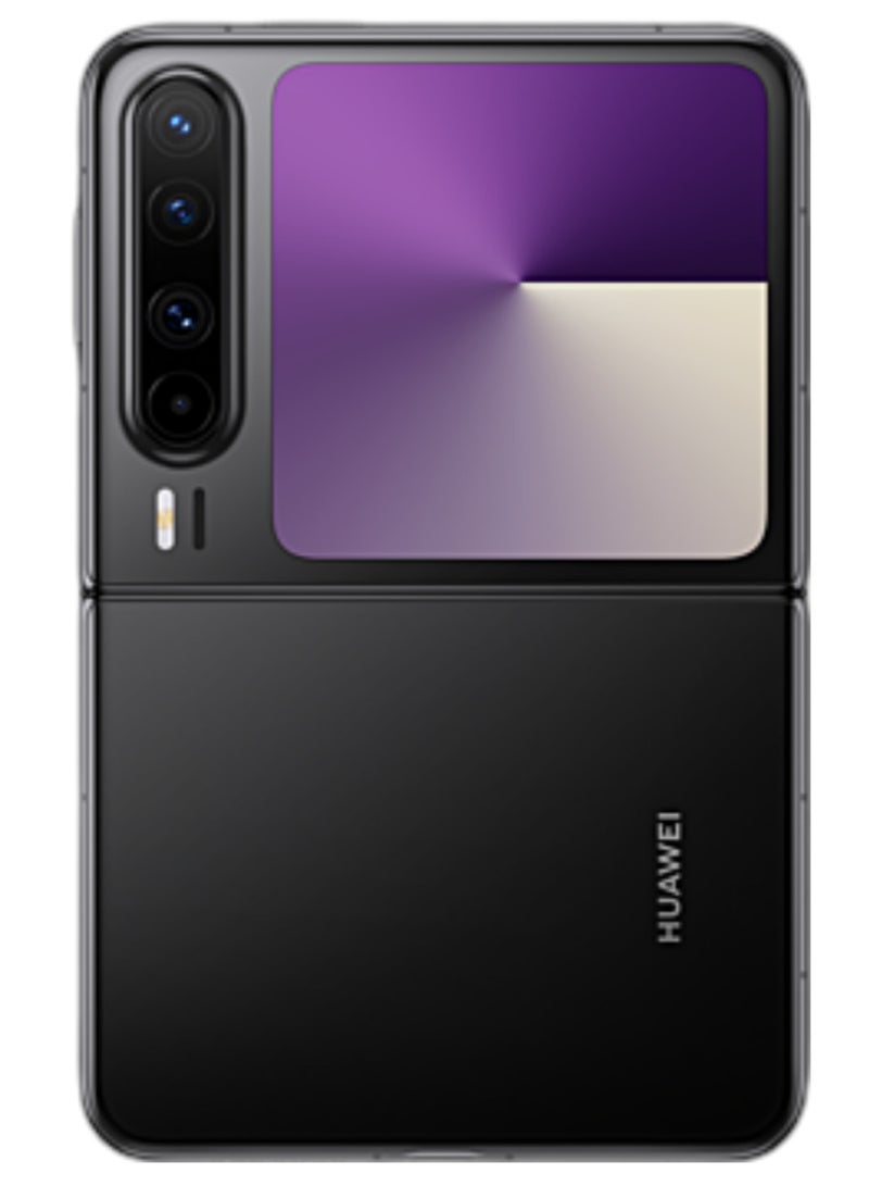 HUAWEI - Huawei Pura X Foldable Phone 512GB 12GB RAM Black With 6.3-Inch 16:10 Wide Inner Screen HarmonyOS 5.0.1 and boasts a 6.3-inch internal OLED LTPO 2.0 display with a 1,320x2,120 pixels resolution, 120Hz refresh rate |50 MP, f/1.6, 23mm (wide), PDAF, OIS |4720 mAh Battery Chinese Version - Image 1