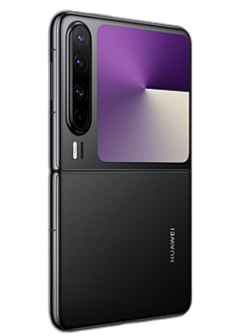 HUAWEI - Huawei Pura X Foldable Phone 512GB 12GB RAM Black With 6.3-Inch 16:10 Wide Inner Screen HarmonyOS 5.0.1 and boasts a 6.3-inch internal OLED LTPO 2.0 display with a 1,320x2,120 pixels resolution, 120Hz refresh rate |50 MP, f/1.6, 23mm (wide), PDAF, OIS |4720 mAh Battery Chinese Version - Image 1