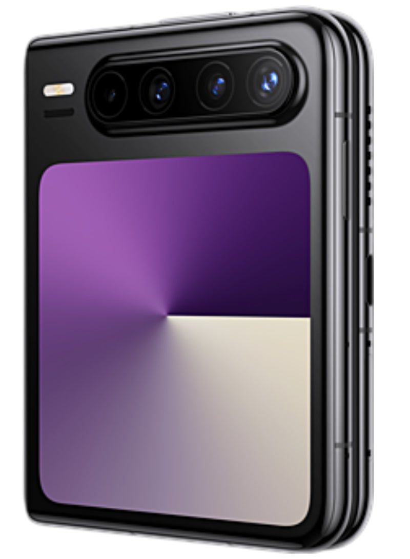 HUAWEI - Huawei Pura X Foldable Phone 512GB 12GB RAM Black With 6.3-Inch 16:10 Wide Inner Screen HarmonyOS 5.0.1 and boasts a 6.3-inch internal OLED LTPO 2.0 display with a 1,320x2,120 pixels resolution, 120Hz refresh rate |50 MP, f/1.6, 23mm (wide), PDAF, OIS |4720 mAh Battery Chinese Version - Image 1
