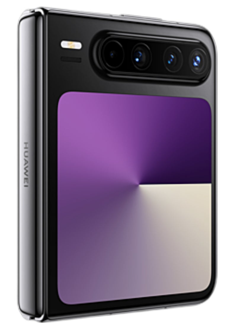 HUAWEI - Huawei Pura X Foldable Phone 512GB 12GB RAM Black With 6.3-Inch 16:10 Wide Inner Screen HarmonyOS 5.0.1 and boasts a 6.3-inch internal OLED LTPO 2.0 display with a 1,320x2,120 pixels resolution, 120Hz refresh rate |50 MP, f/1.6, 23mm (wide), PDAF, OIS |4720 mAh Battery Chinese Version - Image 1