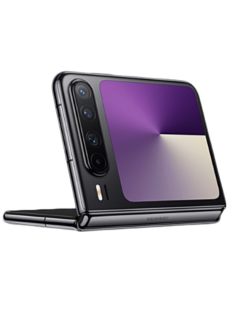 HUAWEI - Huawei Pura X Foldable Phone 512GB 12GB RAM Black With 6.3-Inch 16:10 Wide Inner Screen HarmonyOS 5.0.1 and boasts a 6.3-inch internal OLED LTPO 2.0 display with a 1,320x2,120 pixels resolution, 120Hz refresh rate |50 MP, f/1.6, 23mm (wide), PDAF, OIS |4720 mAh Battery Chinese Version - Image 1