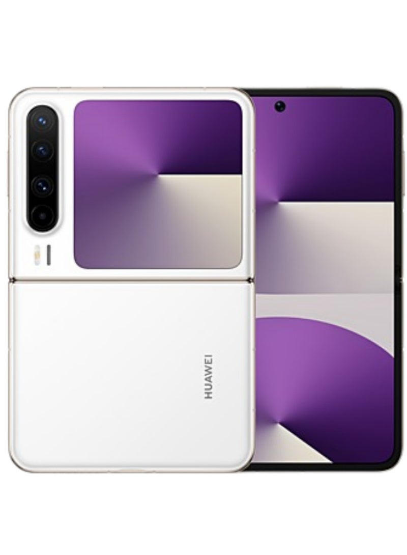 HUAWEI - Huawei Pura X Foldable Phone 512GB 16GB RAM White With 6.3-Inch 16:10 Wide Inner Screen HarmonyOS 5.0.1 and boasts a 6.3-inch internal OLED LTPO 2.0 display with a 1,320x2,120 pixels resolution, 120Hz refresh rate |50 MP, f/1.6, 23mm (wide), PDAF, OIS |4720 mAh Battery Chinese Version - Image 1