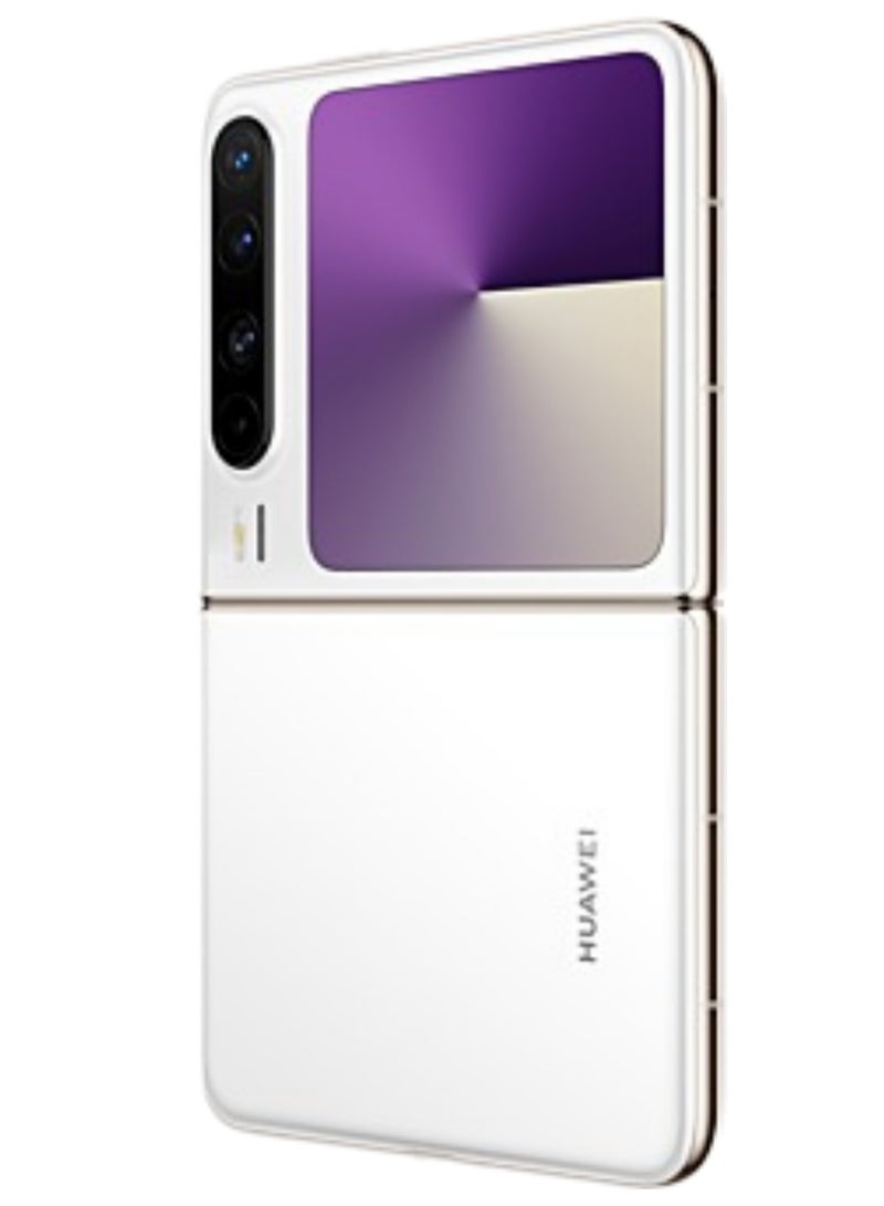 HUAWEI - Huawei Pura X Foldable Phone 512GB 16GB RAM White With 6.3-Inch 16:10 Wide Inner Screen HarmonyOS 5.0.1 and boasts a 6.3-inch internal OLED LTPO 2.0 display with a 1,320x2,120 pixels resolution, 120Hz refresh rate |50 MP, f/1.6, 23mm (wide), PDAF, OIS |4720 mAh Battery Chinese Version - Image 1