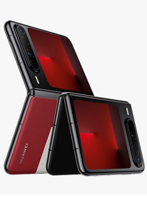 Huawei Pura X Foldable Phone 1TB 16GB RAM Red With 6.3-Inch 16:10 Wide Inner Screen HarmonyOS 5.0.1 and boasts a 6.3-inch internal OLED LTPO 2.0 display with a 1,320x2,120 pixels resolution, 120Hz refresh rate |50 MP, f/1.6, 23mm (wide), PDAF, OIS |4720 mAh Battery Chinese Version