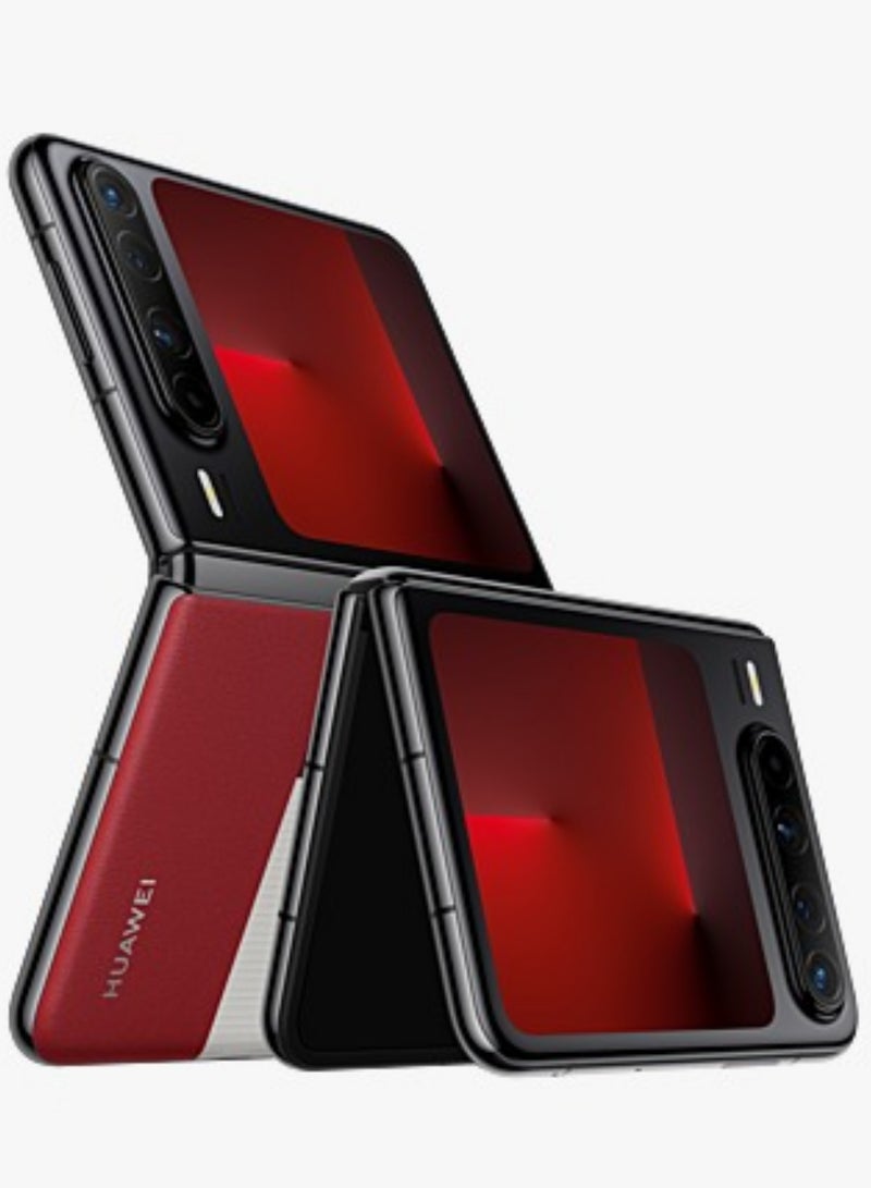 Huawei Pura X Foldable Phone 512GB 16GB RAM Red With 6.3-Inch 16:10 Wide Inner Screen HarmonyOS 5.0.1 and boasts a 6.3-inch internal OLED LTPO 2.0 display with a 1,320x2,120 pixels resolution, 120Hz refresh rate |50 MP, f/1.6, 23mm (wide), PDAF, OIS |4720 mAh Battery Chinese Version