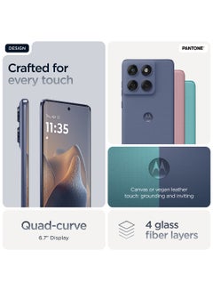 Motorola Edge 60 Fusion 5G Dual SIM Pantone Slipstream 12GB RAM  256GB - Middle East Version  - Image 3