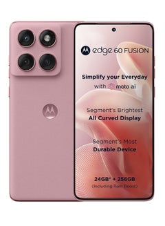 Motorola Edge 60 Fusion 5G Dual SIM Pantone Zephyr 12GB RAM  256GB - Middle East Version  - Image 1