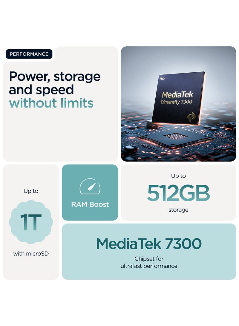 Motorola - Edge 60 Fusion 5G Dual SIM Pantone Amazonite 12GB RAM  256GB - Middle East Version - Image 1