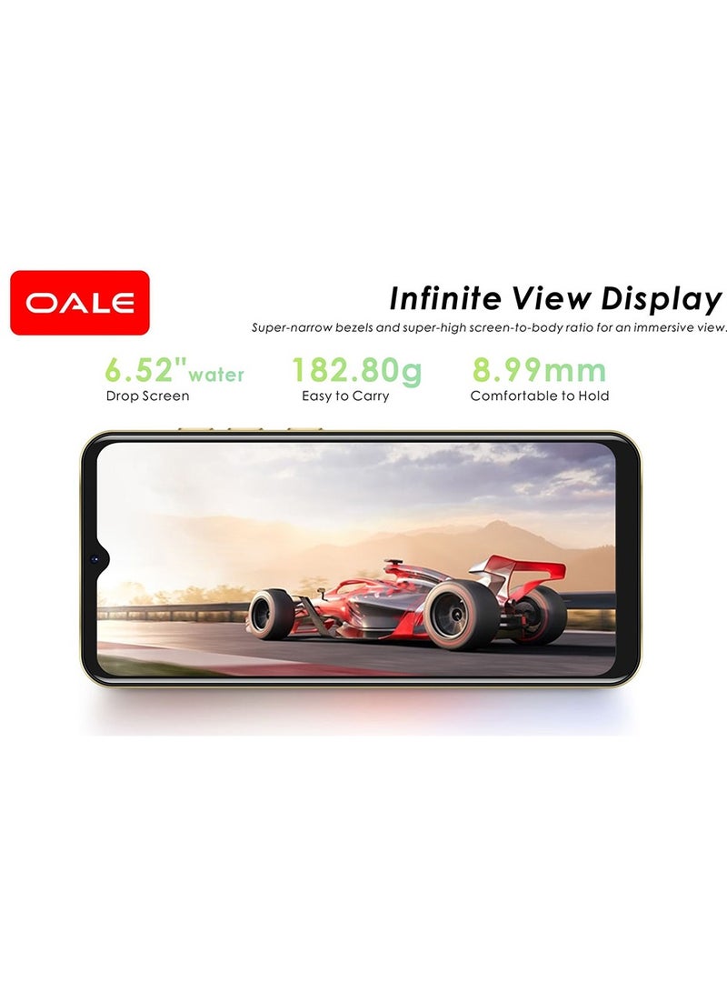 أوالي, S24+ Android Smartphone 32GB + 3GB 5MP+8MP Camera Dual SIM 3G Amber Yellow - Middle East Version  - Image 2