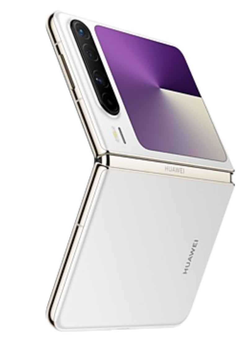 HUAWEI - Huawei Pura X Foldable Phone 512GB 12GB RAM White With 6.3-Inch 16:10 Wide Inner Screen HarmonyOS 5.0.1 and boasts a 6.3-inch internal OLED LTPO 2.0 display with a 1,320x2,120 pixels resolution, 120Hz refresh rate |50 MP, f/1.6, 23mm (wide), PDAF, OIS |4720 mAh Battery Chinese Version - Image 1
