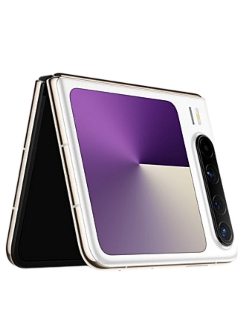 HUAWEI - Huawei Pura X Foldable Phone 512GB 12GB RAM White With 6.3-Inch 16:10 Wide Inner Screen HarmonyOS 5.0.1 and boasts a 6.3-inch internal OLED LTPO 2.0 display with a 1,320x2,120 pixels resolution, 120Hz refresh rate |50 MP, f/1.6, 23mm (wide), PDAF, OIS |4720 mAh Battery Chinese Version - Image 1