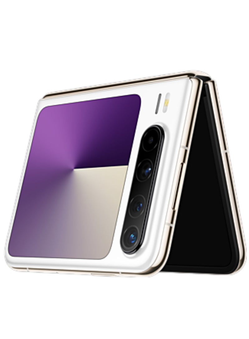 HUAWEI - Huawei Pura X Foldable Phone 512GB 12GB RAM White With 6.3-Inch 16:10 Wide Inner Screen HarmonyOS 5.0.1 and boasts a 6.3-inch internal OLED LTPO 2.0 display with a 1,320x2,120 pixels resolution, 120Hz refresh rate |50 MP, f/1.6, 23mm (wide), PDAF, OIS |4720 mAh Battery Chinese Version - Image 1
