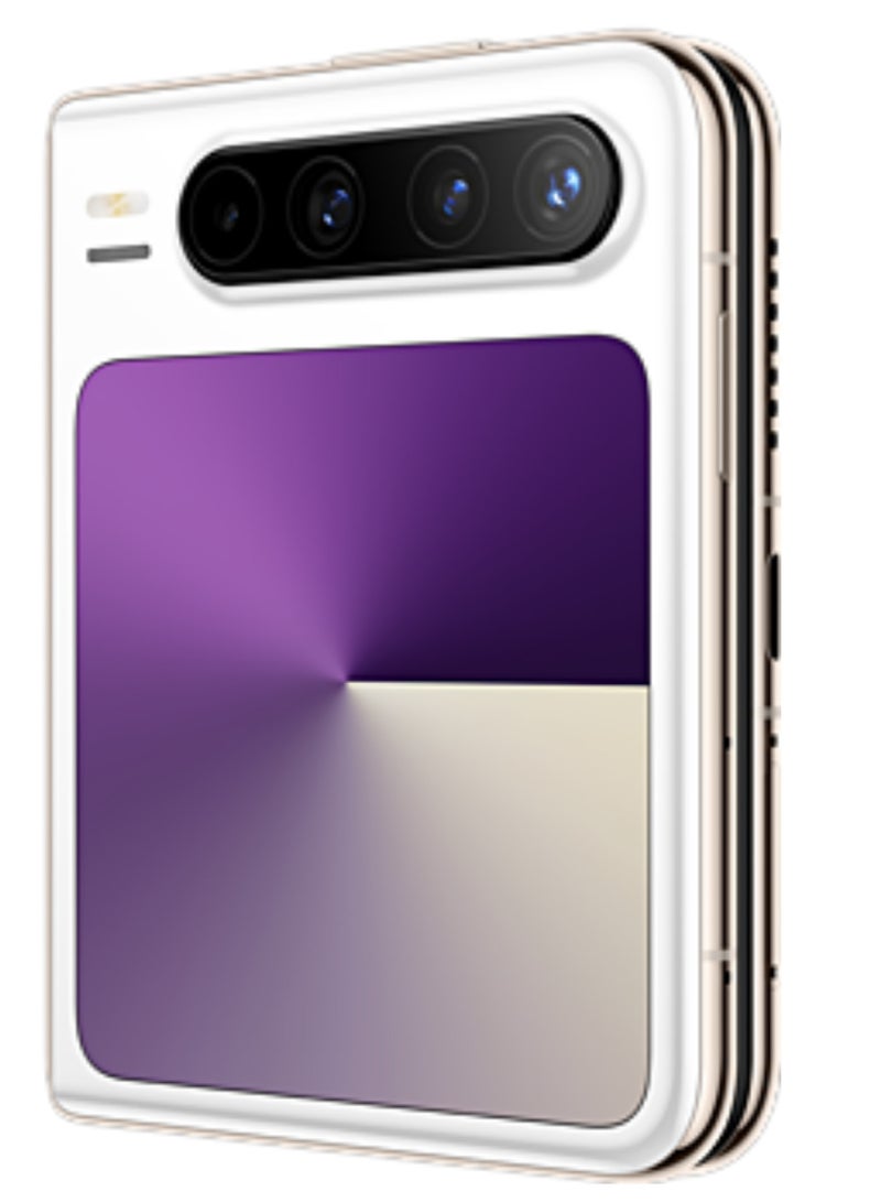 HUAWEI - Huawei Pura X Foldable Phone 512GB 12GB RAM White With 6.3-Inch 16:10 Wide Inner Screen HarmonyOS 5.0.1 and boasts a 6.3-inch internal OLED LTPO 2.0 display with a 1,320x2,120 pixels resolution, 120Hz refresh rate |50 MP, f/1.6, 23mm (wide), PDAF, OIS |4720 mAh Battery Chinese Version - Image 1
