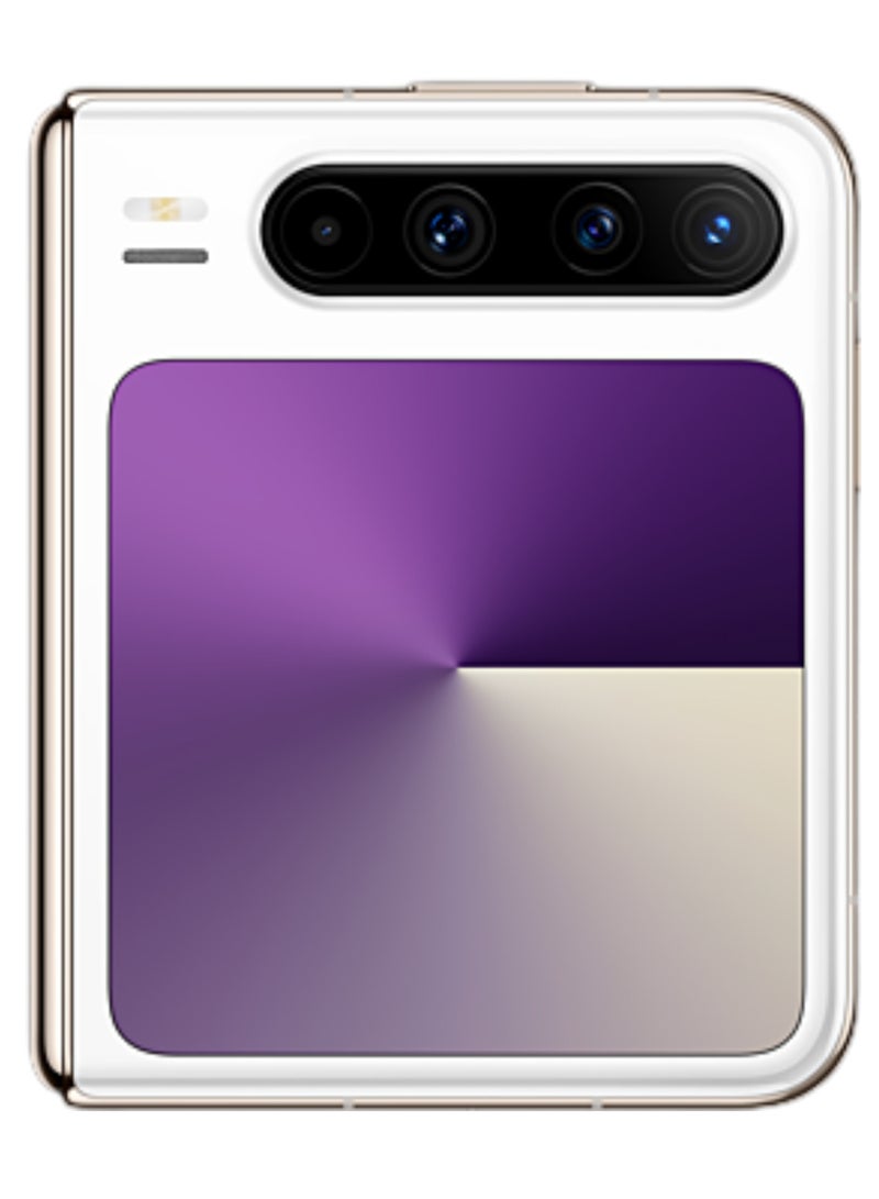 HUAWEI - Huawei Pura X Foldable Phone 512GB 12GB RAM White With 6.3-Inch 16:10 Wide Inner Screen HarmonyOS 5.0.1 and boasts a 6.3-inch internal OLED LTPO 2.0 display with a 1,320x2,120 pixels resolution, 120Hz refresh rate |50 MP, f/1.6, 23mm (wide), PDAF, OIS |4720 mAh Battery Chinese Version - Image 1