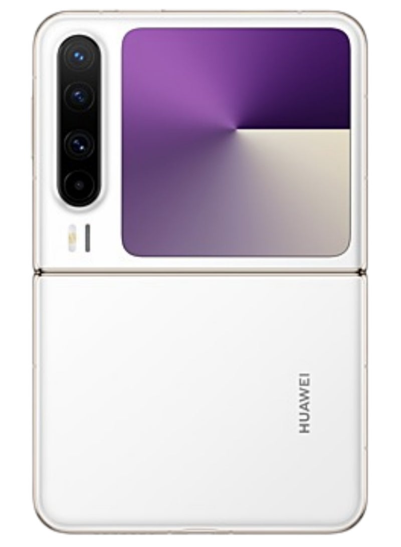 HUAWEI - Huawei Pura X Foldable Phone 512GB 12GB RAM White With 6.3-Inch 16:10 Wide Inner Screen HarmonyOS 5.0.1 and boasts a 6.3-inch internal OLED LTPO 2.0 display with a 1,320x2,120 pixels resolution, 120Hz refresh rate |50 MP, f/1.6, 23mm (wide), PDAF, OIS |4720 mAh Battery Chinese Version - Image 1