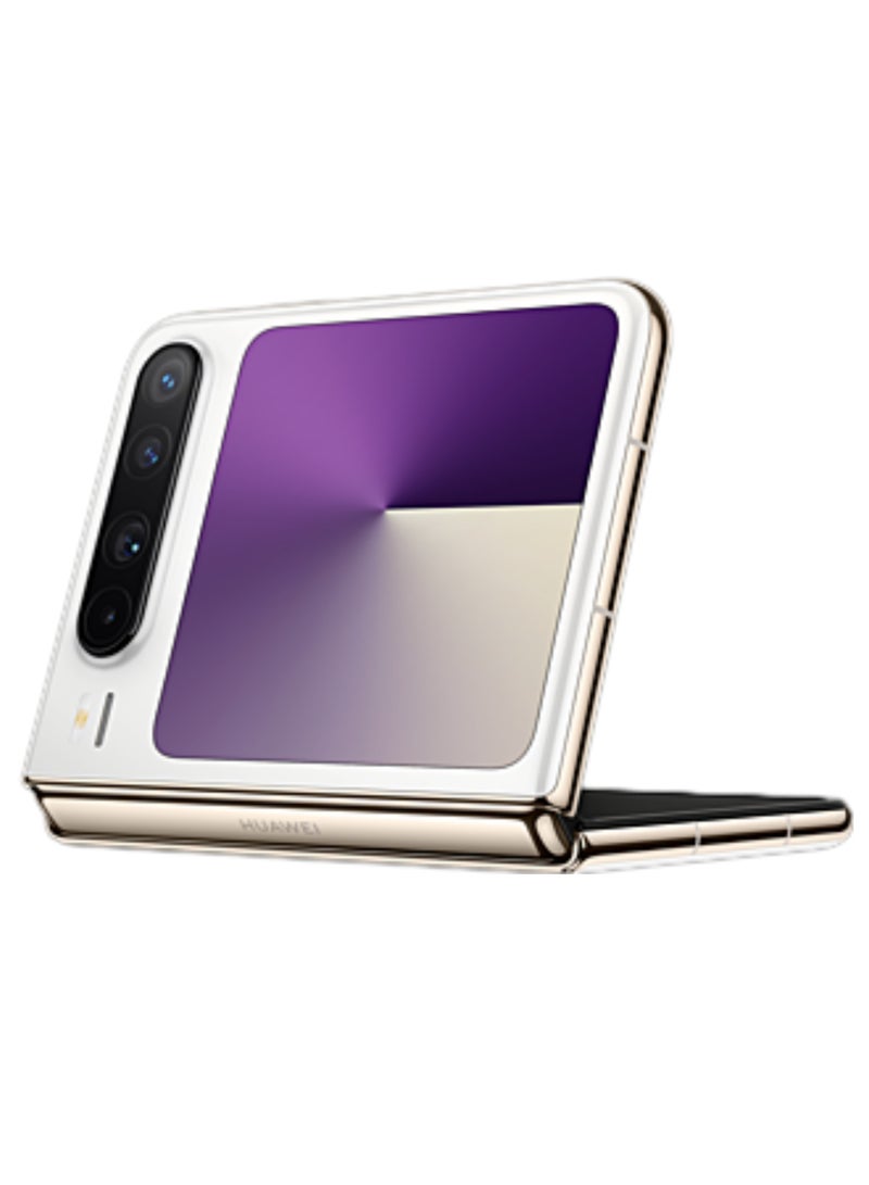 HUAWEI - Huawei Pura X Foldable Phone 512GB 12GB RAM White With 6.3-Inch 16:10 Wide Inner Screen HarmonyOS 5.0.1 and boasts a 6.3-inch internal OLED LTPO 2.0 display with a 1,320x2,120 pixels resolution, 120Hz refresh rate |50 MP, f/1.6, 23mm (wide), PDAF, OIS |4720 mAh Battery Chinese Version - Image 1