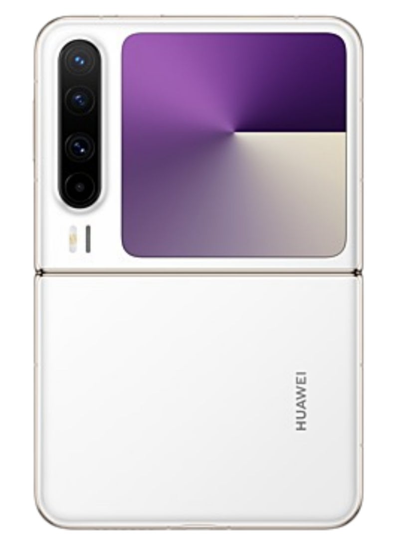 HUAWEI - Pura X Foldable Phone 256GB 12GB RAM White With 6.3-Inch 16:10 Wide Inner Screen HarmonyOS 5.0.1 and boasts a 6.3-inch internal OLED LTPO 2.0 display with a 1,320x2,120 pixels resolution, 120Hz refresh rate |50 MP, f/1.6, 23mm (wide), PDAF, OIS |4720 mAh Battery Chinese Version - Image 1