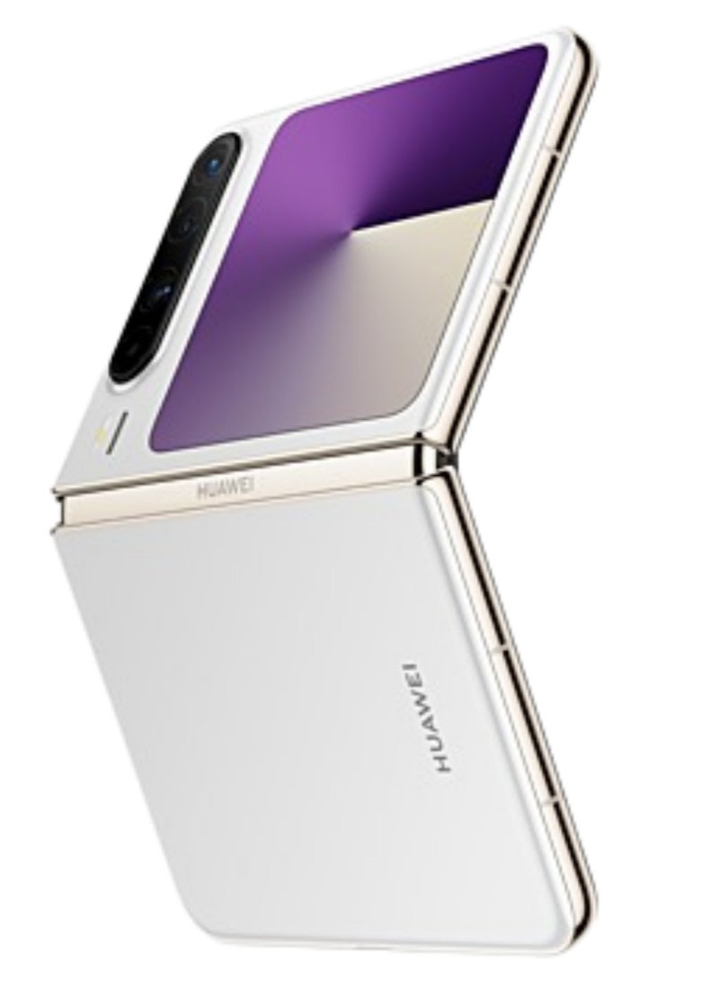 HUAWEI - Pura X Foldable Phone 256GB 12GB RAM White With 6.3-Inch 16:10 Wide Inner Screen HarmonyOS 5.0.1 and boasts a 6.3-inch internal OLED LTPO 2.0 display with a 1,320x2,120 pixels resolution, 120Hz refresh rate |50 MP, f/1.6, 23mm (wide), PDAF, OIS |4720 mAh Battery Chinese Version - Image 1