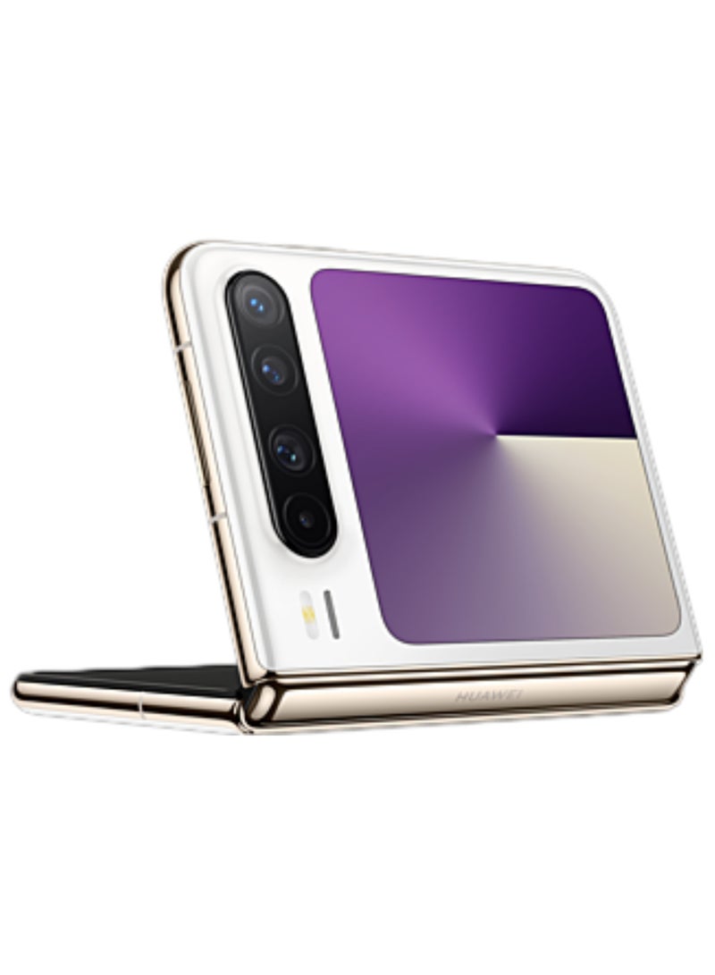 HUAWEI - Pura X Foldable Phone 256GB 12GB RAM White With 6.3-Inch 16:10 Wide Inner Screen HarmonyOS 5.0.1 and boasts a 6.3-inch internal OLED LTPO 2.0 display with a 1,320x2,120 pixels resolution, 120Hz refresh rate |50 MP, f/1.6, 23mm (wide), PDAF, OIS |4720 mAh Battery Chinese Version - Image 1