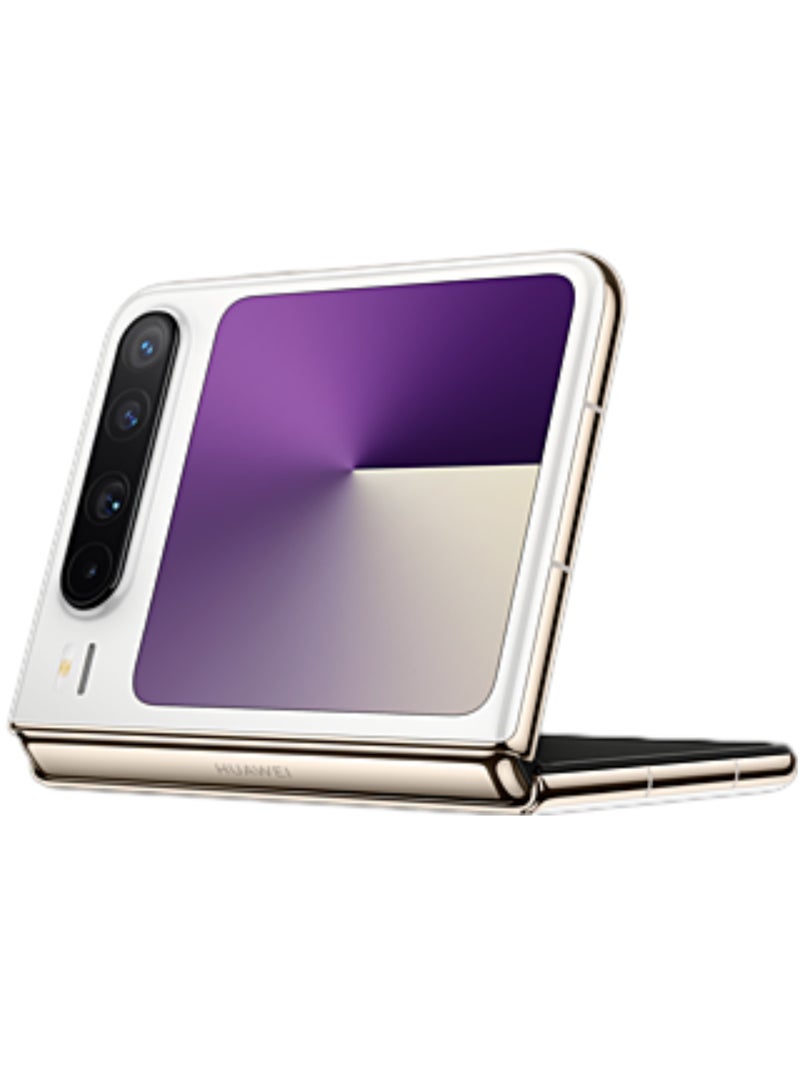 HUAWEI - Pura X Foldable Phone 256GB 12GB RAM White With 6.3-Inch 16:10 Wide Inner Screen HarmonyOS 5.0.1 and boasts a 6.3-inch internal OLED LTPO 2.0 display with a 1,320x2,120 pixels resolution, 120Hz refresh rate |50 MP, f/1.6, 23mm (wide), PDAF, OIS |4720 mAh Battery Chinese Version - Image 1