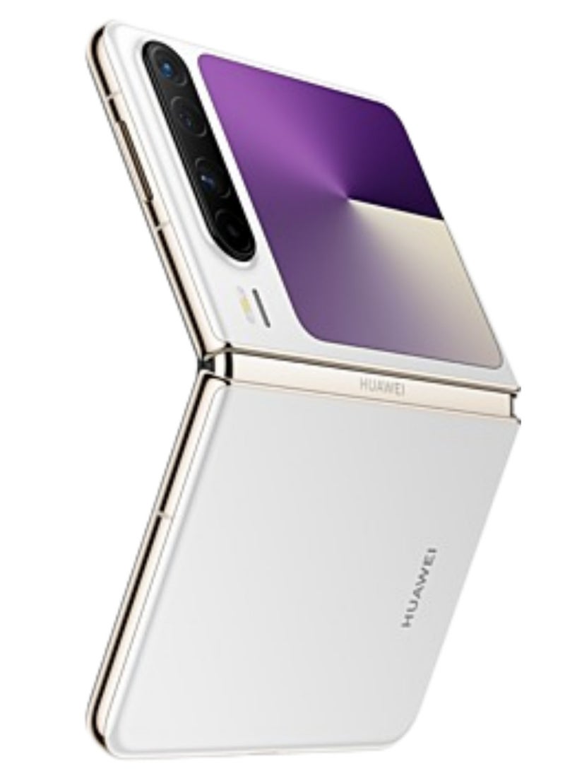 HUAWEI - Pura X Foldable Phone 256GB 12GB RAM White With 6.3-Inch 16:10 Wide Inner Screen HarmonyOS 5.0.1 and boasts a 6.3-inch internal OLED LTPO 2.0 display with a 1,320x2,120 pixels resolution, 120Hz refresh rate |50 MP, f/1.6, 23mm (wide), PDAF, OIS |4720 mAh Battery Chinese Version - Image 1