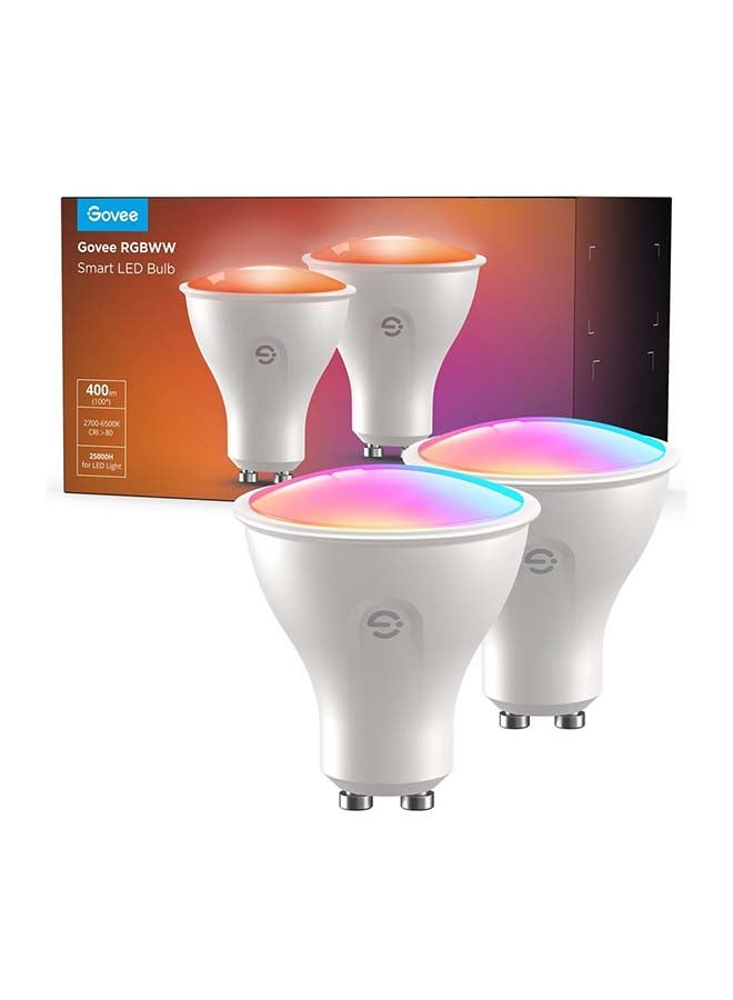 Govee Govee RGBWW Smart LED Bulb 400lm (2pack) - Image 1