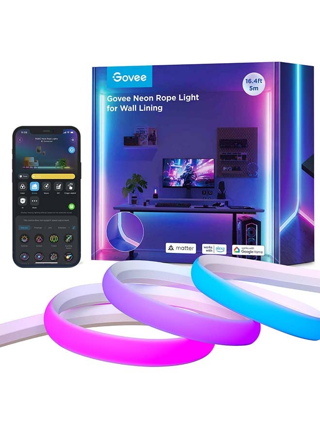 Govee Govee Neon Rope Light for Wall Lining 5M  - Image 1