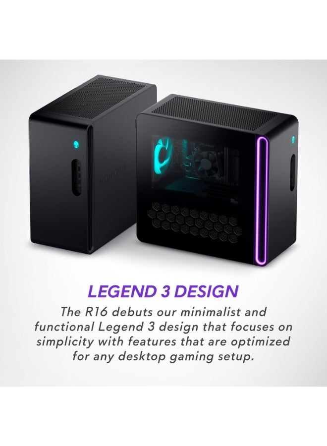 DELL - Alienware Aurora R16 Tower PC Core i7-14700F Processor/16GB RAM/1TB SSD/8GBGeForce RTX 4060 Ti Graphics/Windows 11 Pro With HyperX Cirro Wireless Gaming Earbuds Black - Image 1